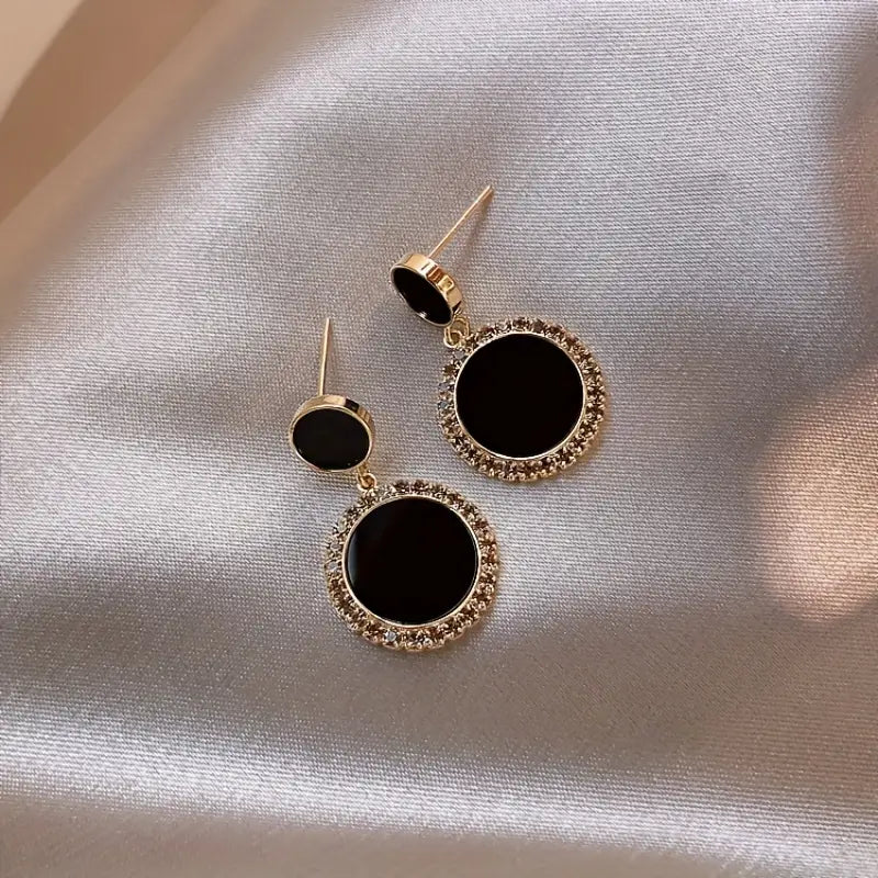 Black Zircon Earrings