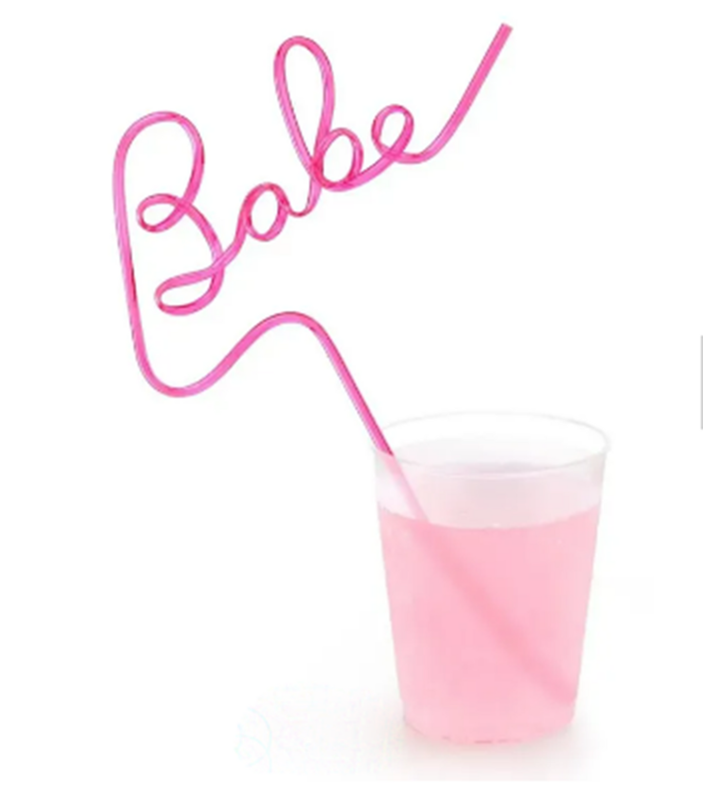 Bride Straw, Babe Straw, Bachelorette Party Favor: Bride Straw