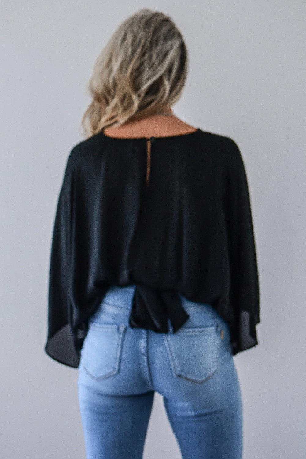 V-Neck Flared Crop Top