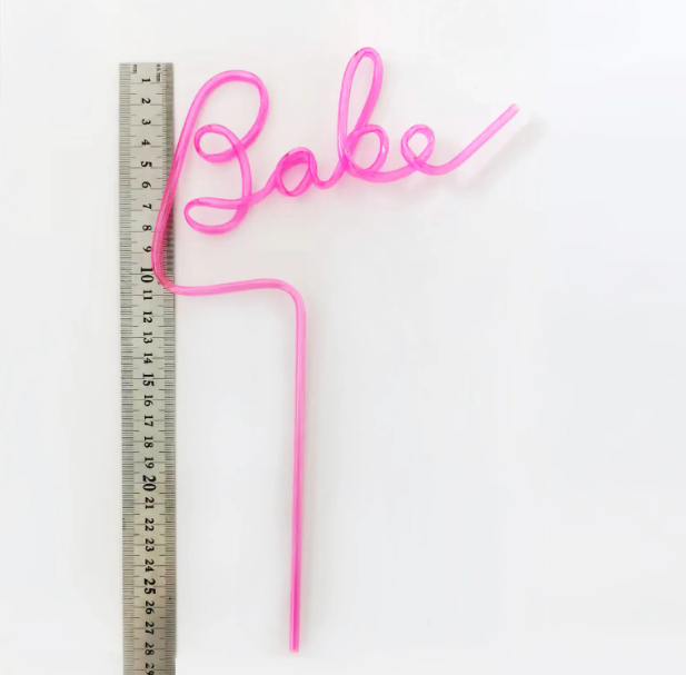 Bride Straw, Babe Straw, Bachelorette Party Favor: Bride Straw