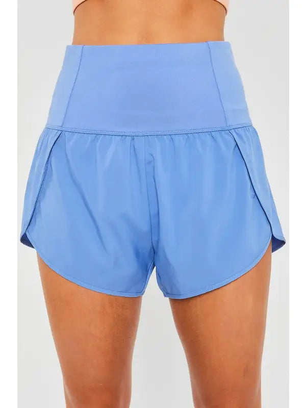 Athletic Shorts with Zippered Pocket